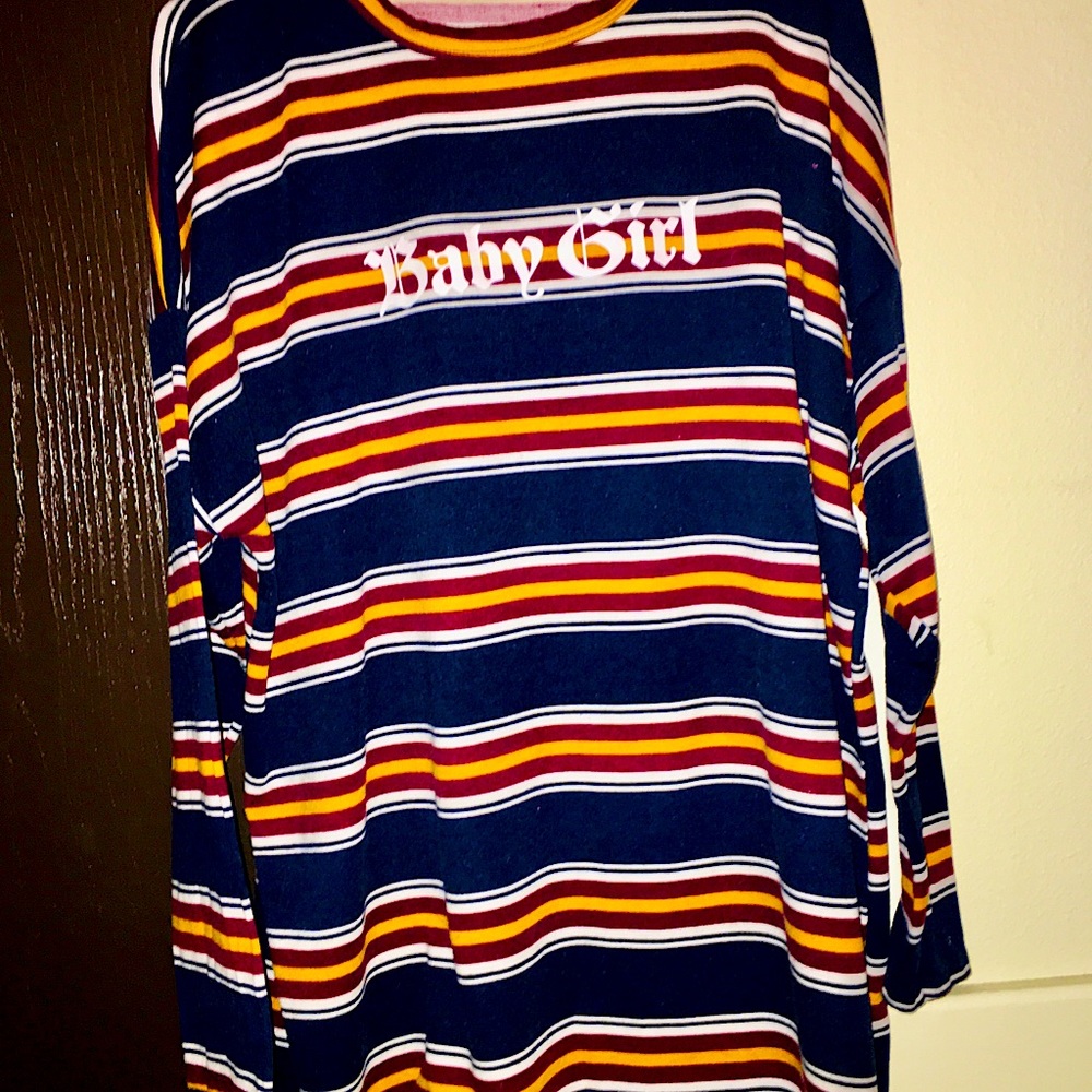 “BabyGirl” Long Sleeve T-Shirt Dress